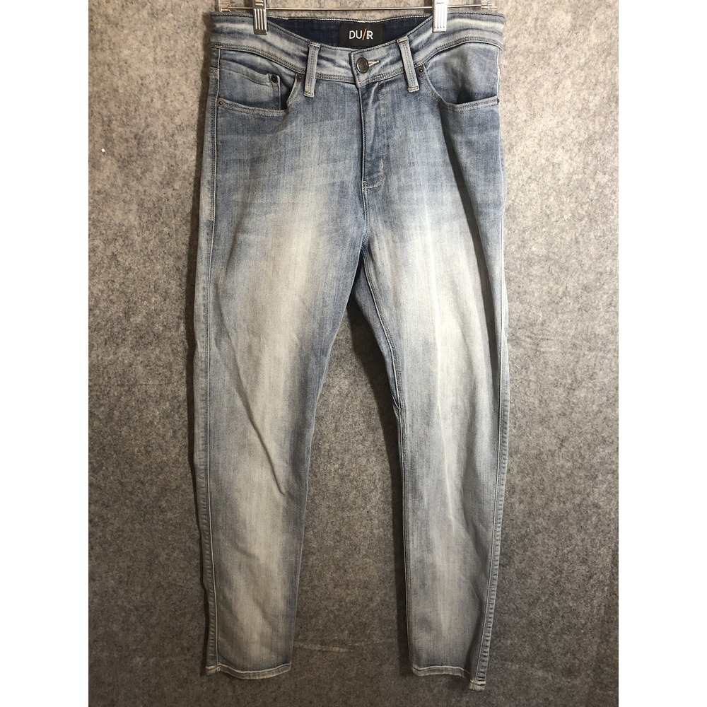 Duer Jeans Men 31x32 Blue L2X Slim Fit Medium Wash Stretch Denim Casual Everyday
